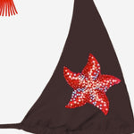 TOP BIKINI GUIANA CON STELLE MARINE IN PERLINE GUIA003 00618L MC2 SAINT BARTH 