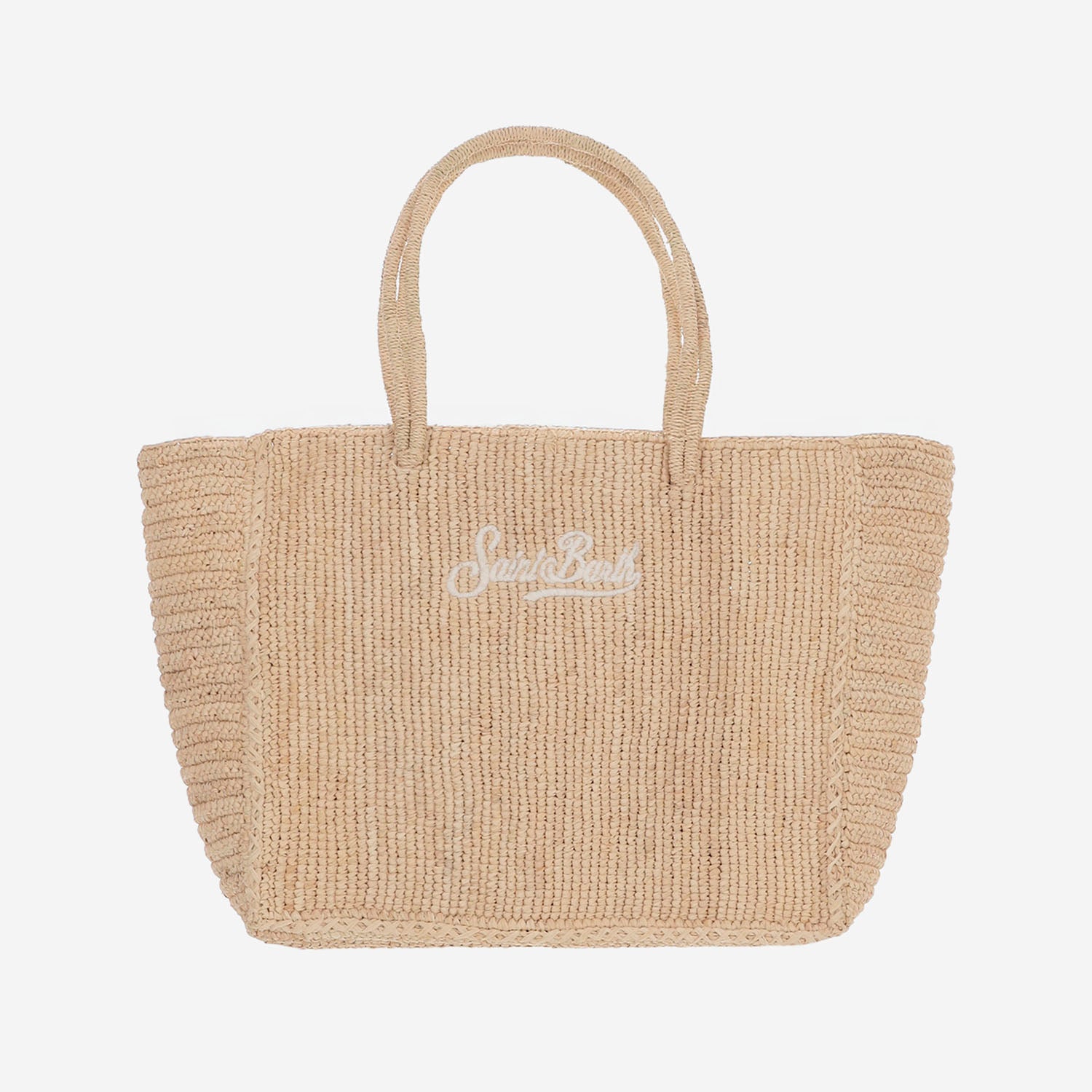 BORSA A MANO IN RAFIA CON LOGO HAND001 00222L MC2 SAINT BARTH 