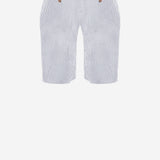 PANTALONI CORTI IN COTONE A RIGHE ISC0001 03931L MC2 SAINT BARTH 