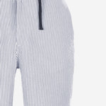 PANTALONI CORTI IN COTONE A RIGHE ISC0001 03931L MC2 SAINT BARTH 