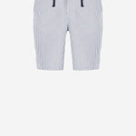 PANTALONI CORTI IN COTONE A RIGHE ISC0001 03931L MC2 SAINT BARTH 