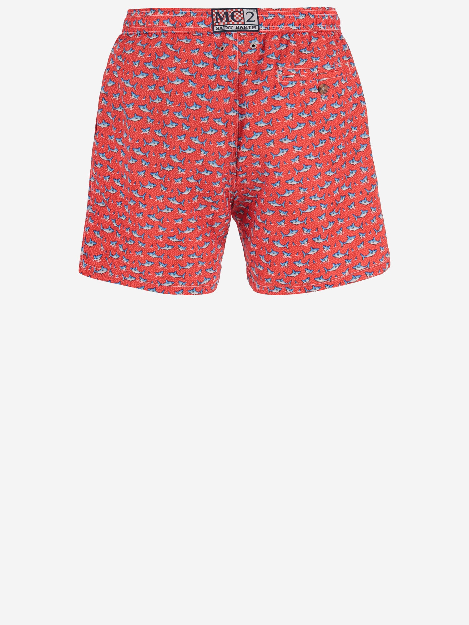SHORTS DA BAGNO IN NYLON CON MOTIVO FANTASIA LIG0003 02145L MC2 SAINT BARTH 