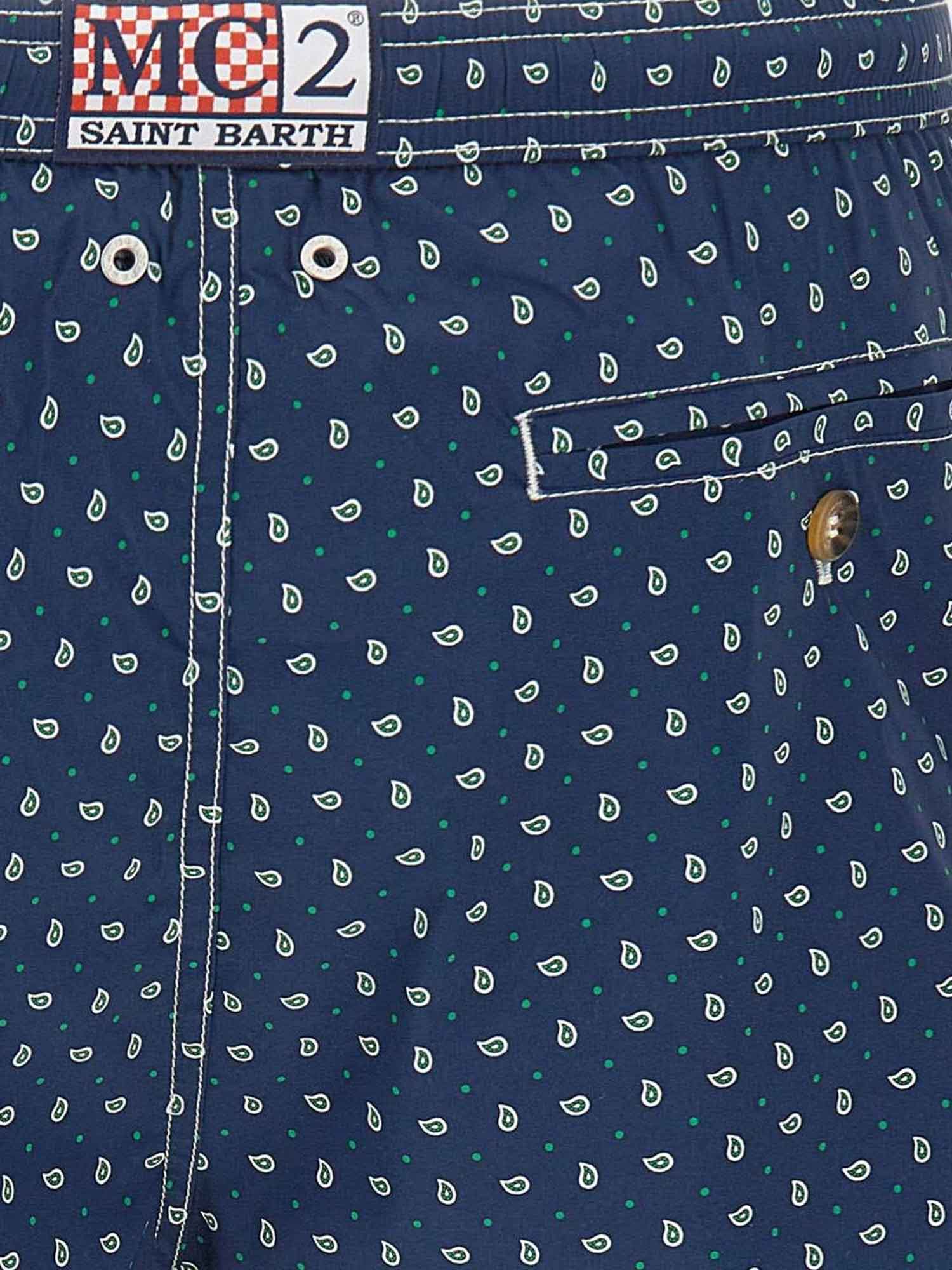 SHORTS DA BAGNO IN NYLON CON MOTIVO FANTASIA LIG0016 00072L MC2 SAINT BARTH 