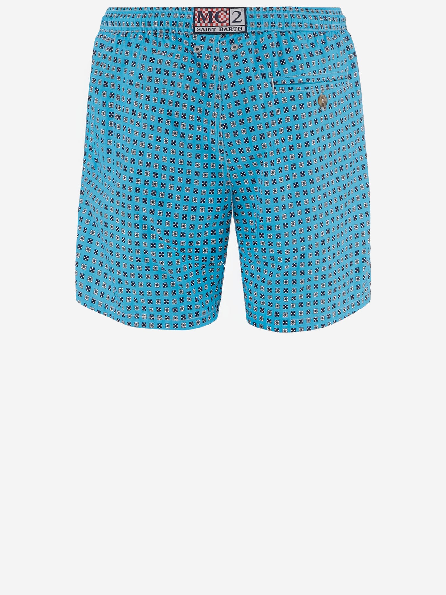 SHORTS DA BAGNO IN NYLON CON MOTIVO FANTASIA LIG0016 00227L MC2 SAINT BARTH 
