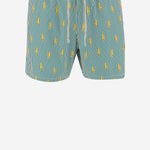 SHORTS DA BAGNO IN NYLON CON MOTIVO FANTASIA LIG0016 07583L MC2 SAINT BARTH 