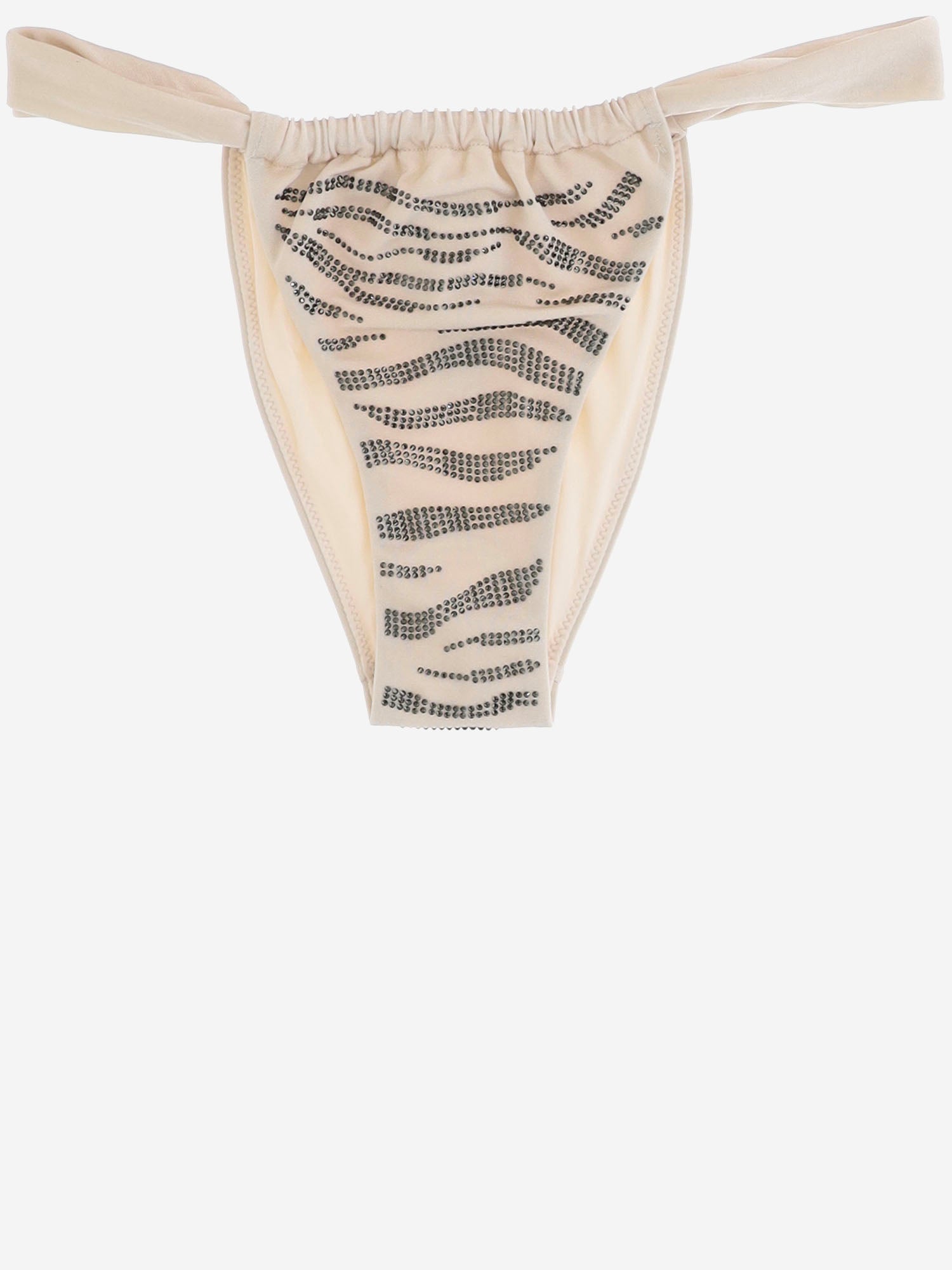 SLIP DA BAGNO GUAIANA CON MOTIVO ANIMALIER IN STRASS NOE0001 00235L MC2 SAINT BARTH 
