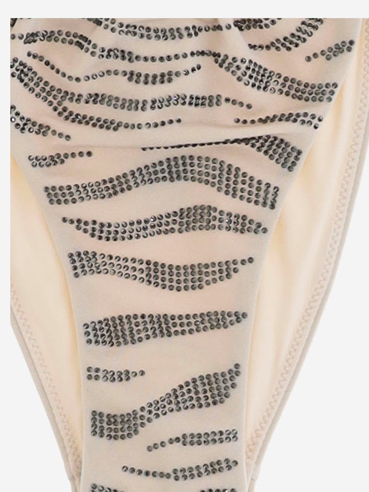 SLIP DA BAGNO GUAIANA CON MOTIVO ANIMALIER IN STRASS NOE0001 00235L MC2 SAINT BARTH 