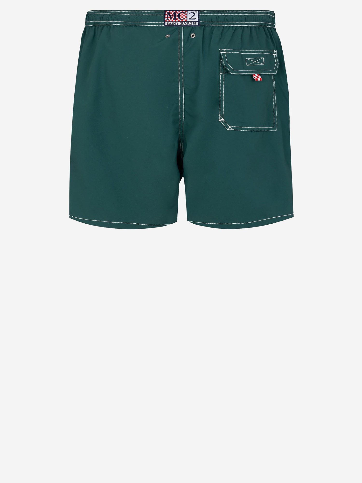 SHORTS DA BAGNO IN NYLON CON LOGO PATM001 00217L MC2 SAINT BARTH 