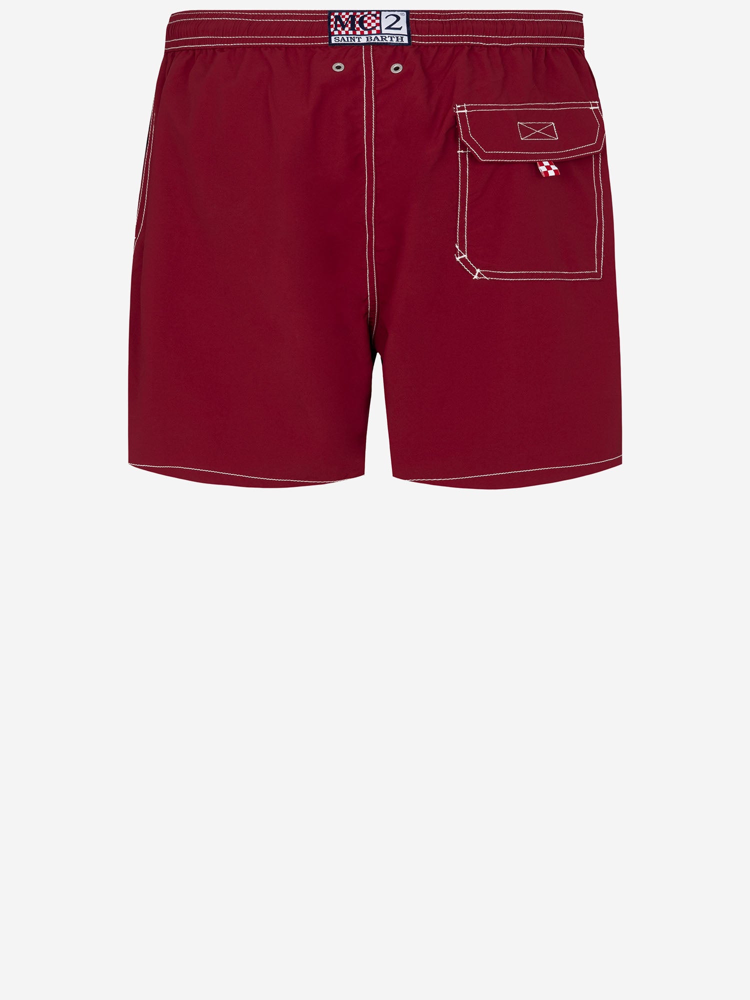 SHORTS DA BAGNO IN NYLON CON LOGO PATM001 01557L MC2 SAINT BARTH 