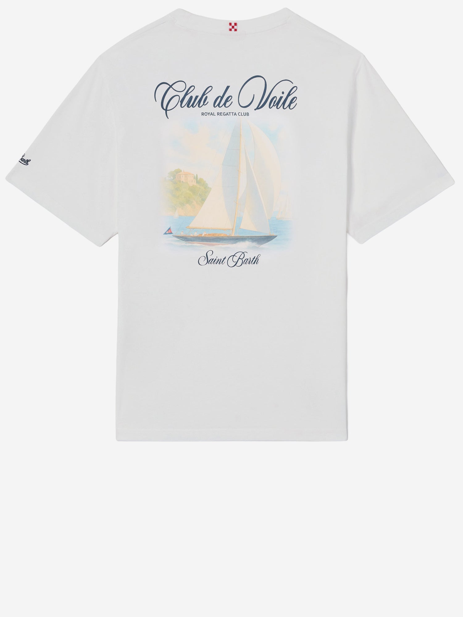 T-SHIRT IN COTONE CON STAMPA PRL0002 03381L MC2 SAINT BARTH 