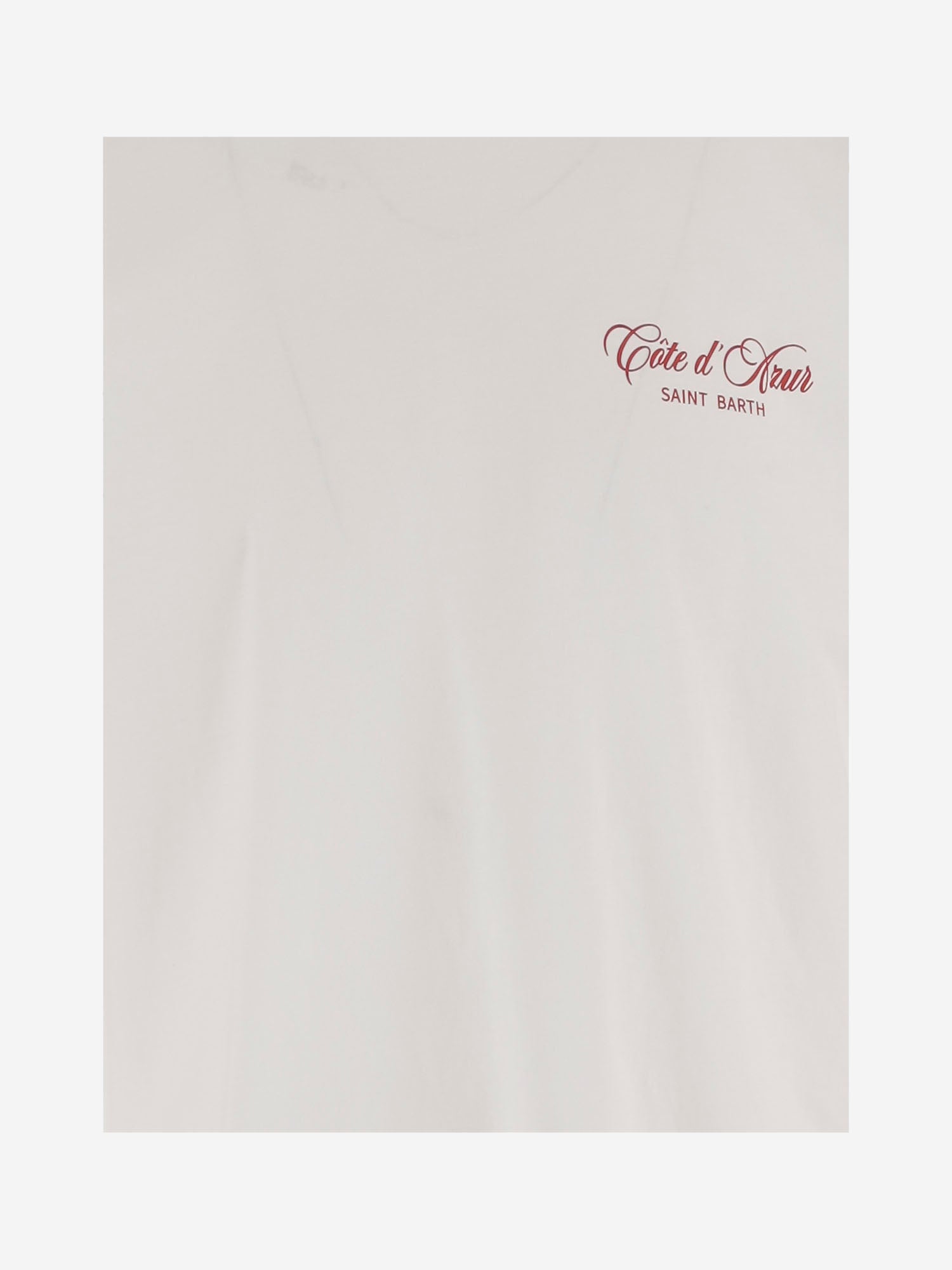 T-SHIRT IN COTONE CON STAMPA PRL0002 00384L MC2 SAINT BARTH 