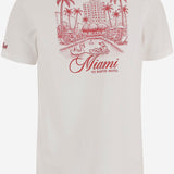 T-SHIRT IN COTONE CON STAMPA PRL0002 00385L MC2 SAINT BARTH 