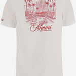 T-SHIRT IN COTONE CON STAMPA PRL0002 00385L MC2 SAINT BARTH 