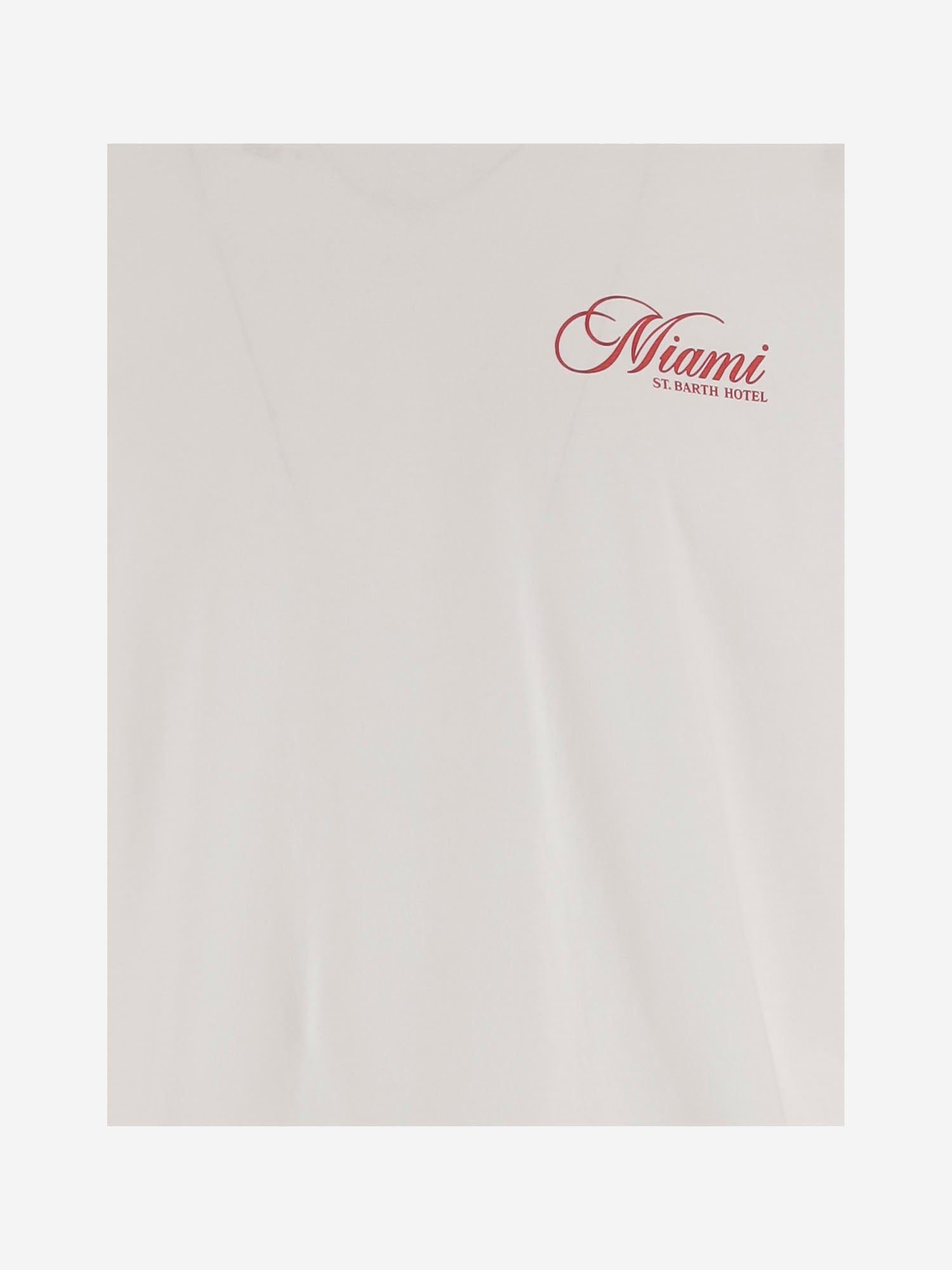 T-SHIRT IN COTONE CON STAMPA PRL0002 00385L MC2 SAINT BARTH 