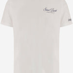 T-SHIRT IN COTONE CON STAMPA PRL0002 00931L MC2 SAINT BARTH 