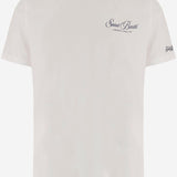 T-SHIRT IN COTONE CON STAMPA PRL0002 00931L MC2 SAINT BARTH 