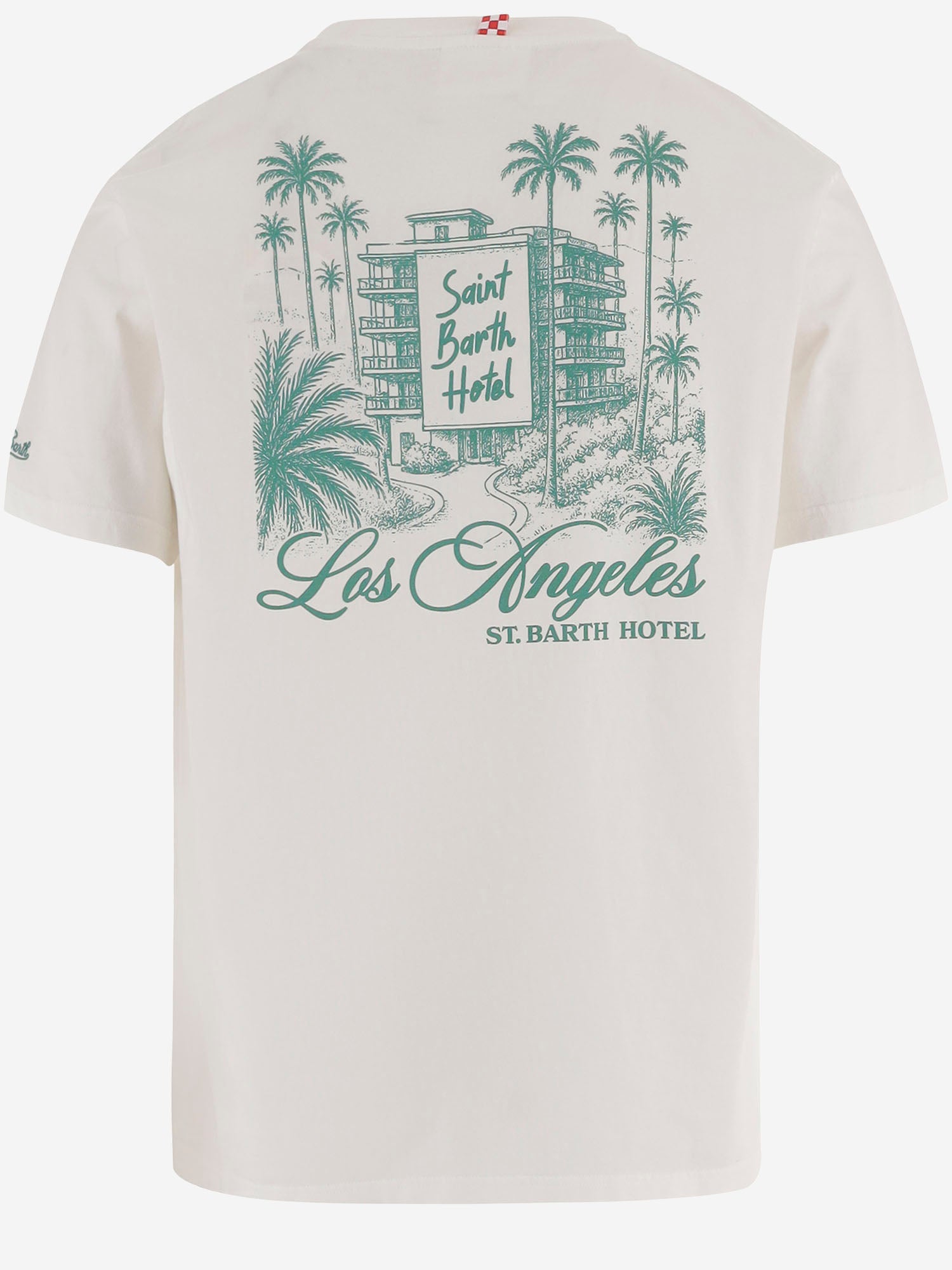 T-SHIRT IN COTONE CON STAMPA PRL0002 01970L MC2 SAINT BARTH 