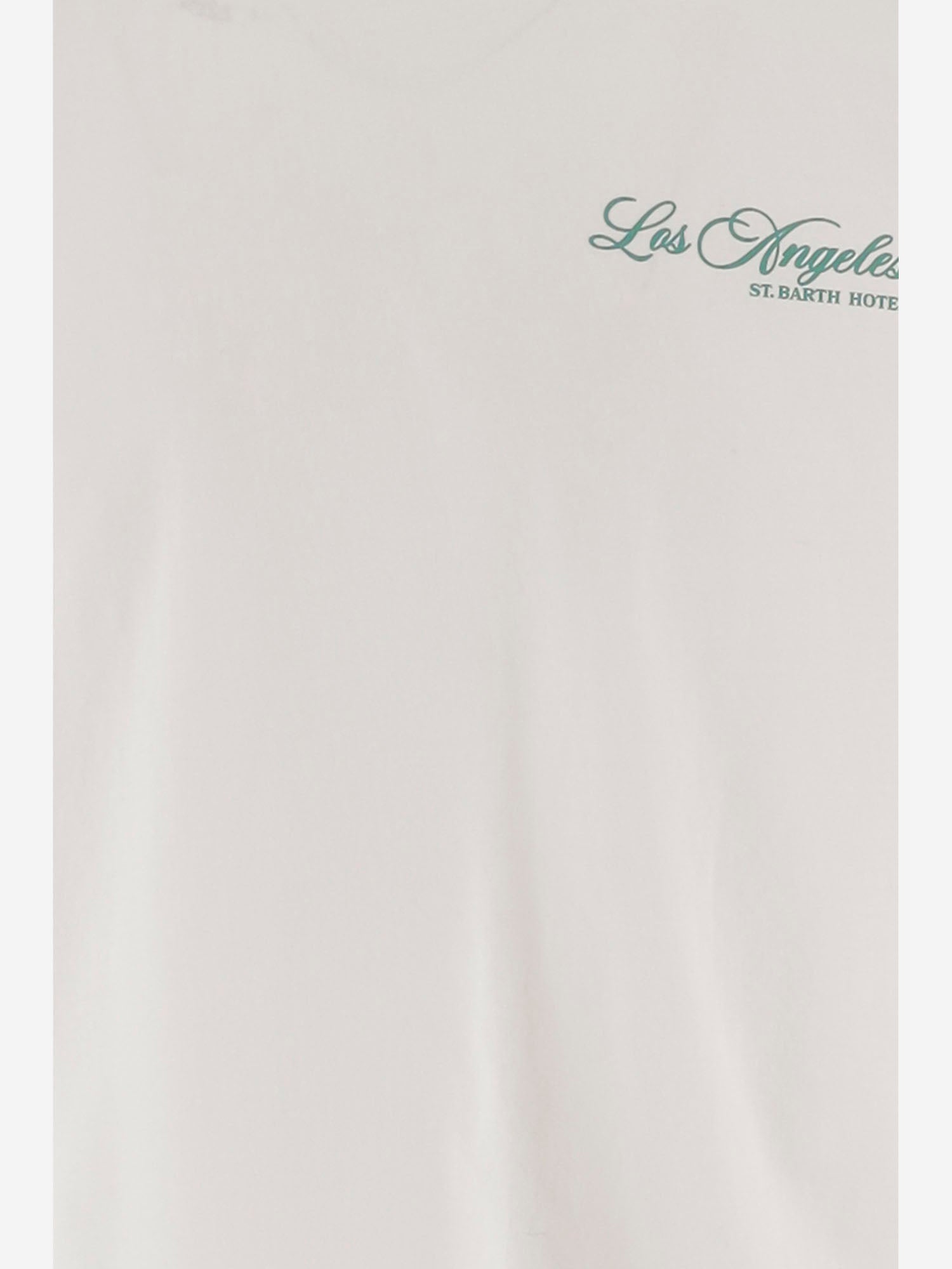 T-SHIRT IN COTONE CON STAMPA PRL0002 01970L MC2 SAINT BARTH 