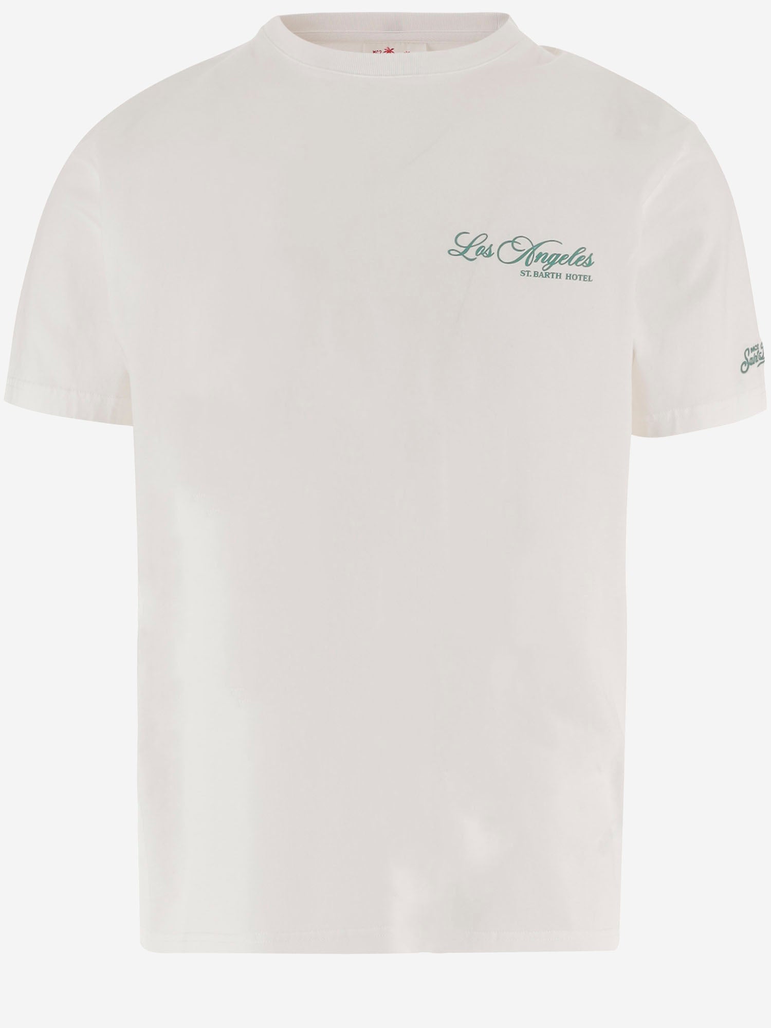 T-SHIRT IN COTONE CON STAMPA PRL0002 01970L MC2 SAINT BARTH 