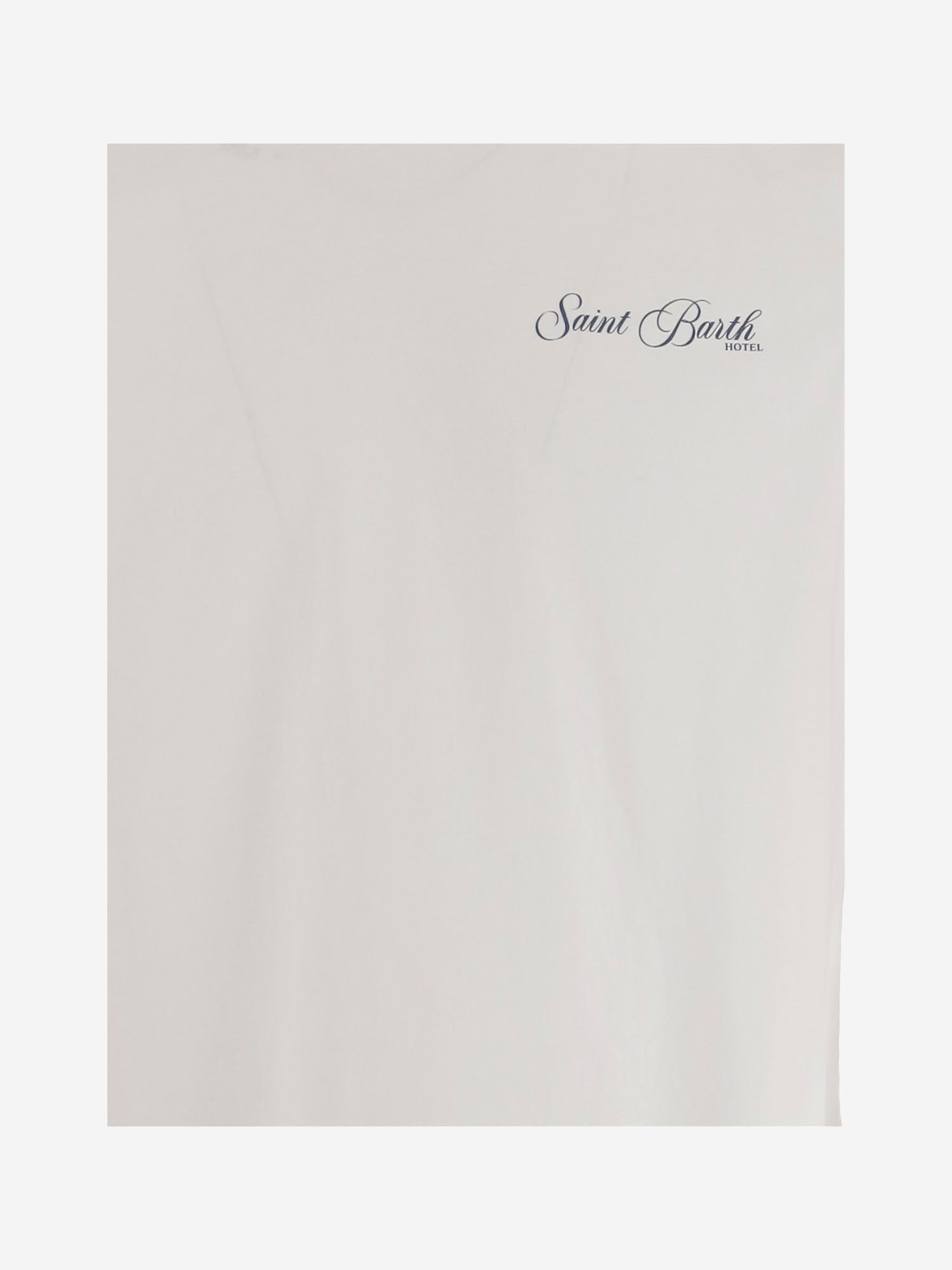 T-SHIRT IN COTONE CON STAMPA PRL0002 01973L MC2 SAINT BARTH 