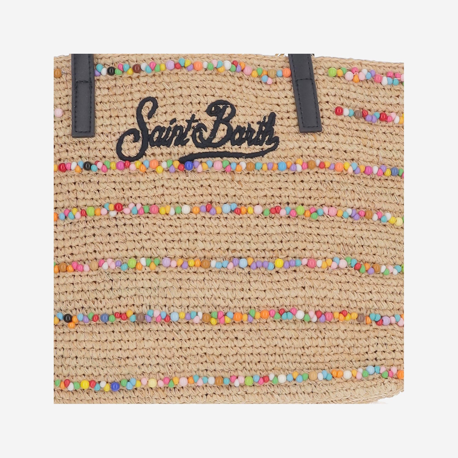 BORSA SHOPPING IN RAFIA CON LOGO RAFC002 00357L MC2 SAINT BARTH 