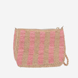 POCHETTE IN RAFIA CON LOGO RAFP001 00198L MC2 SAINT BARTH 