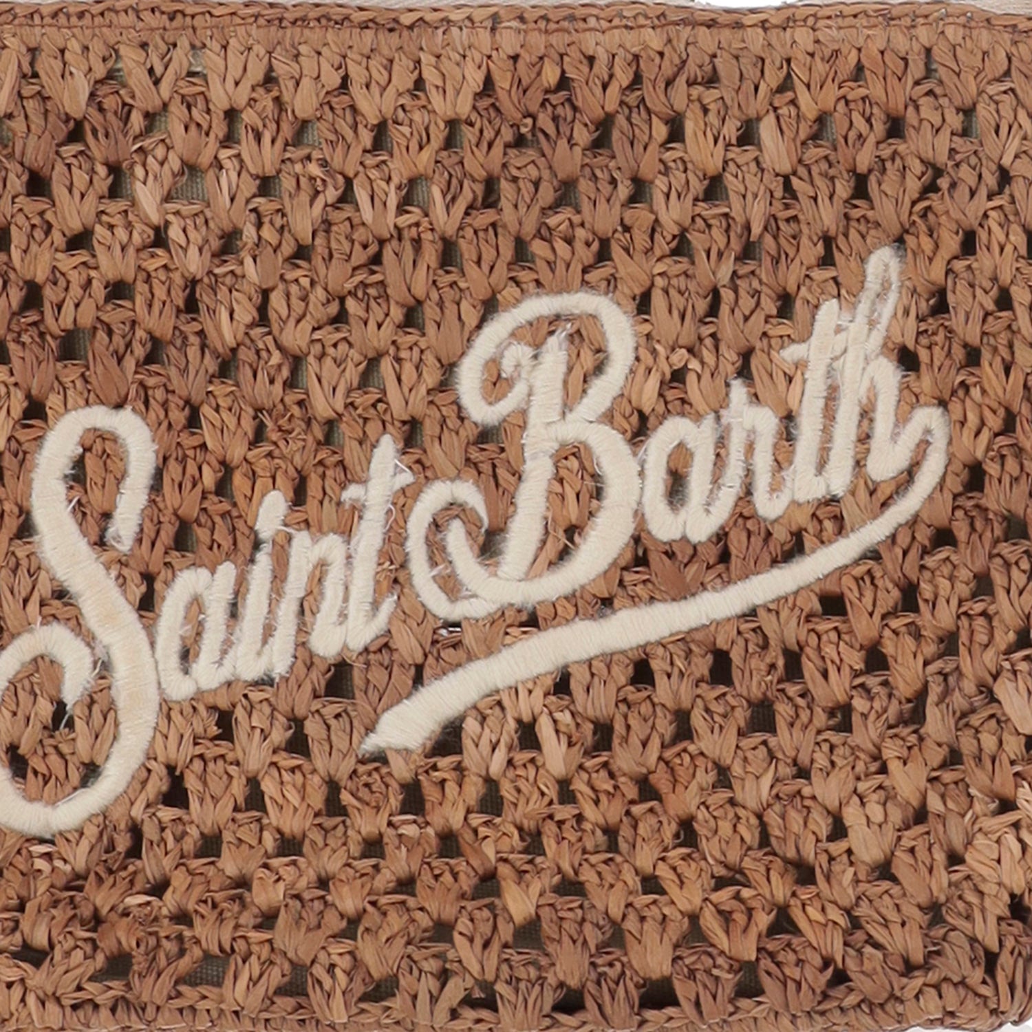 POCHETTE IN RAFIA CON LOGO RAFP001 09038L MC2 SAINT BARTH 