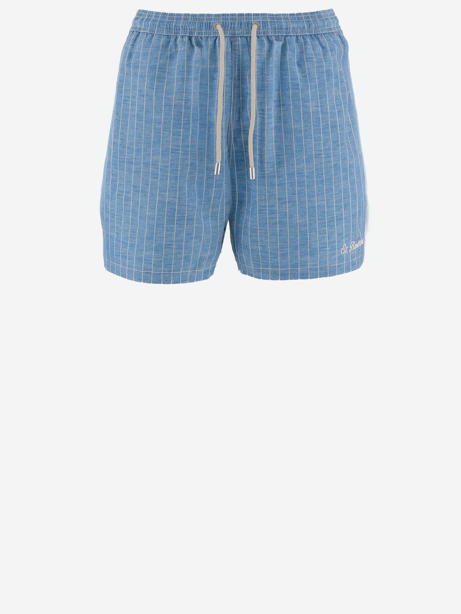 SHORTS DA BAGNO IN NYLON CON MOTIVO A RIGHE SYR0001 00489L MC2 SAINT BARTH 