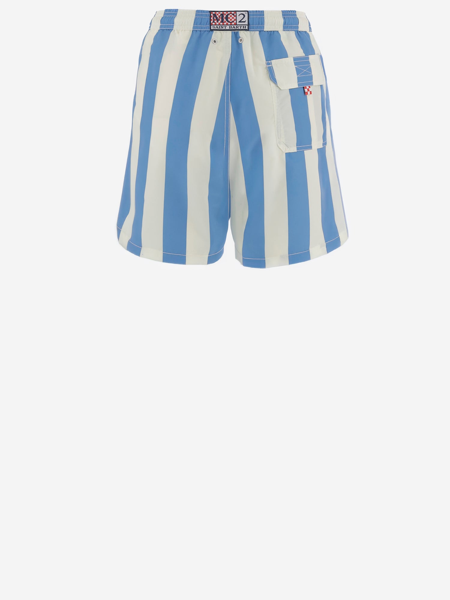 SHORTS DA BAGNO IN NYLON CON MOTIVO A RIGHE SYR0001 01210L MC2 SAINT BARTH 