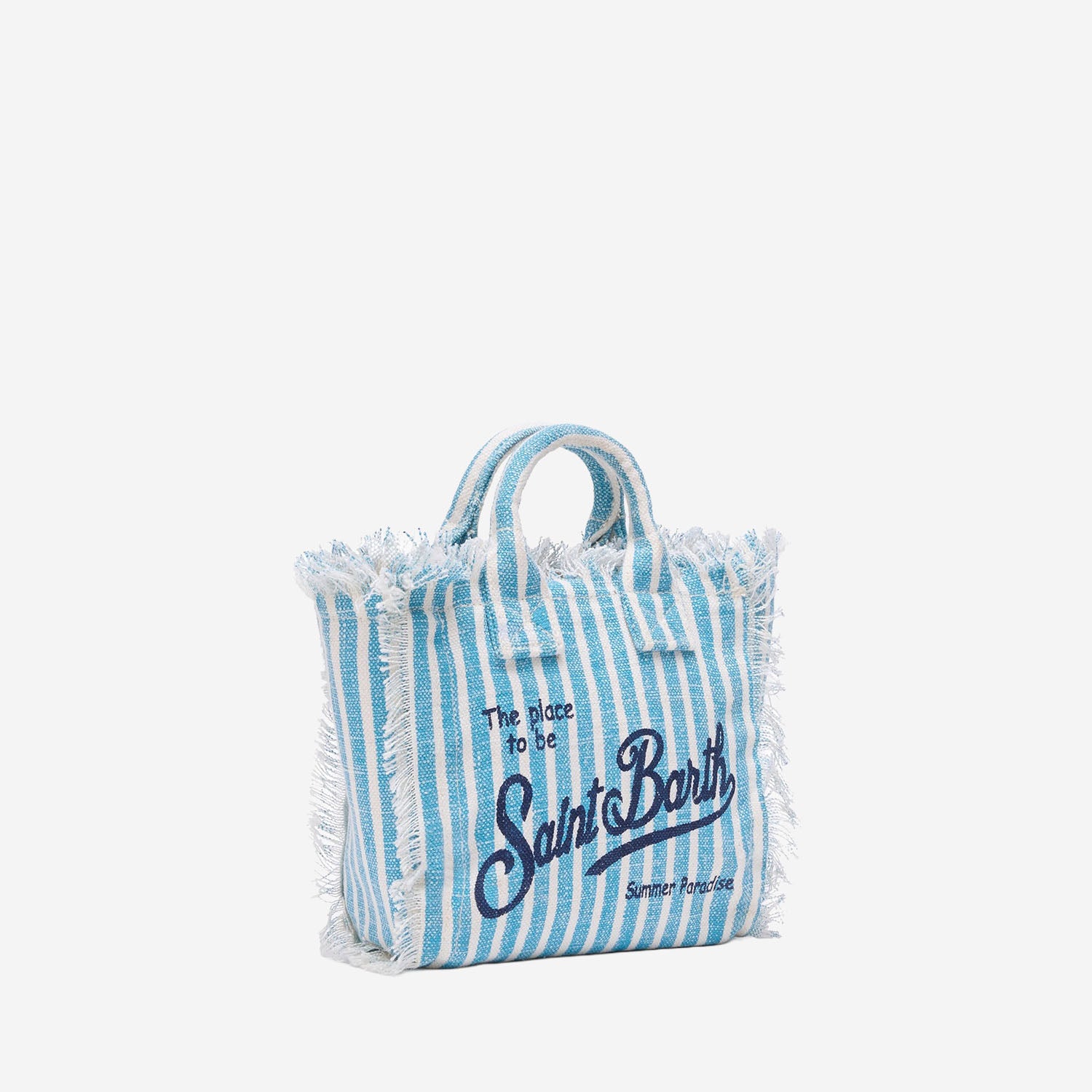 Borsa Vanity mini con motivo a righe VAMI008 00398L MC2 SAINT BARTH 