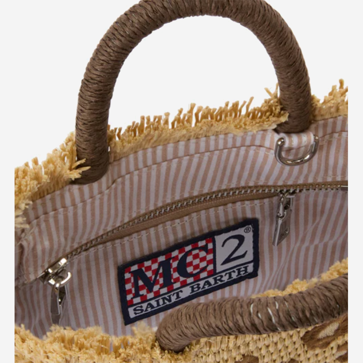 Borsa Vanity mini con motivo animalier VAMI009 00349L MC2 SAINT BARTH 