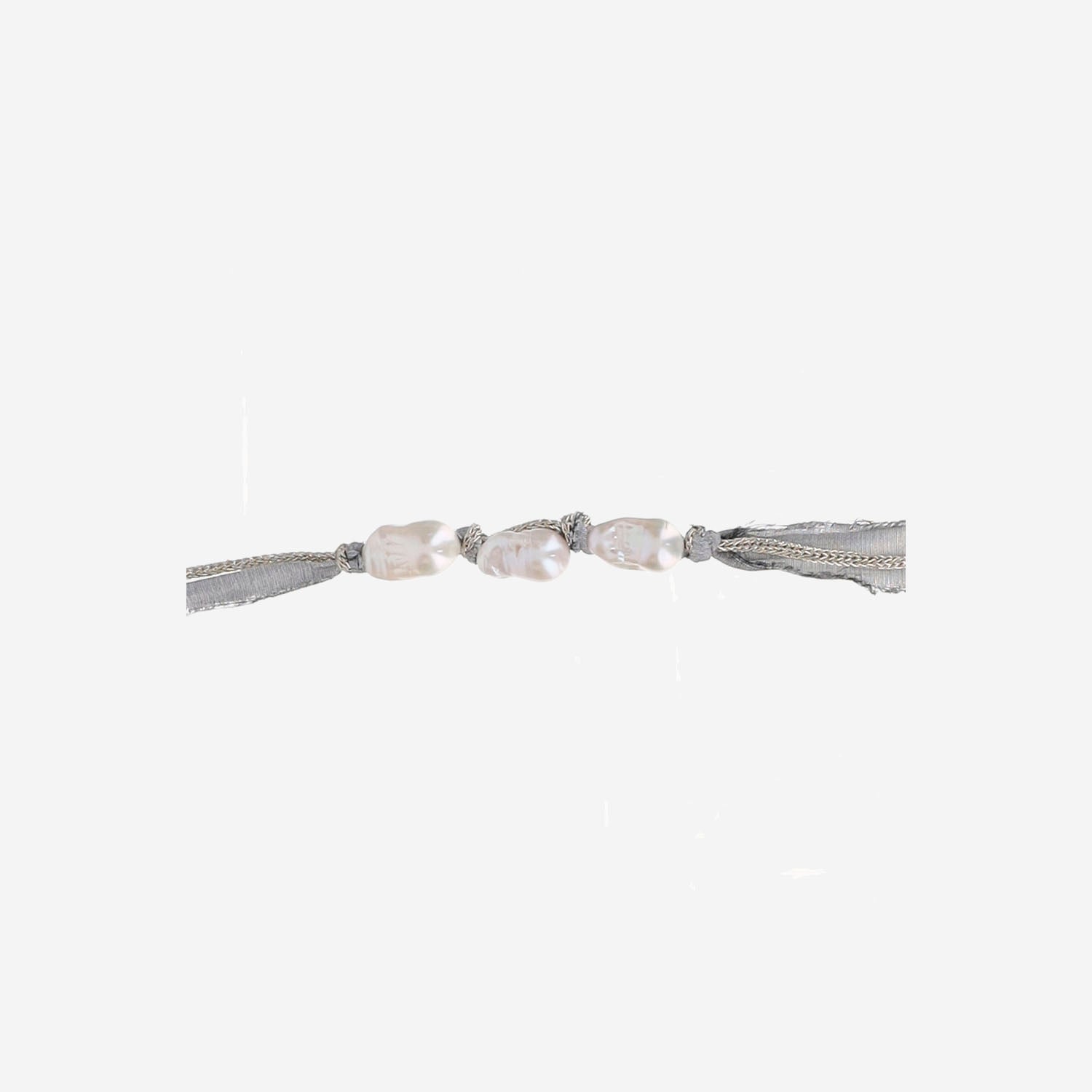 BRACCIALE in seta CON PERLA MSETABRACCIALI3P  MELA 