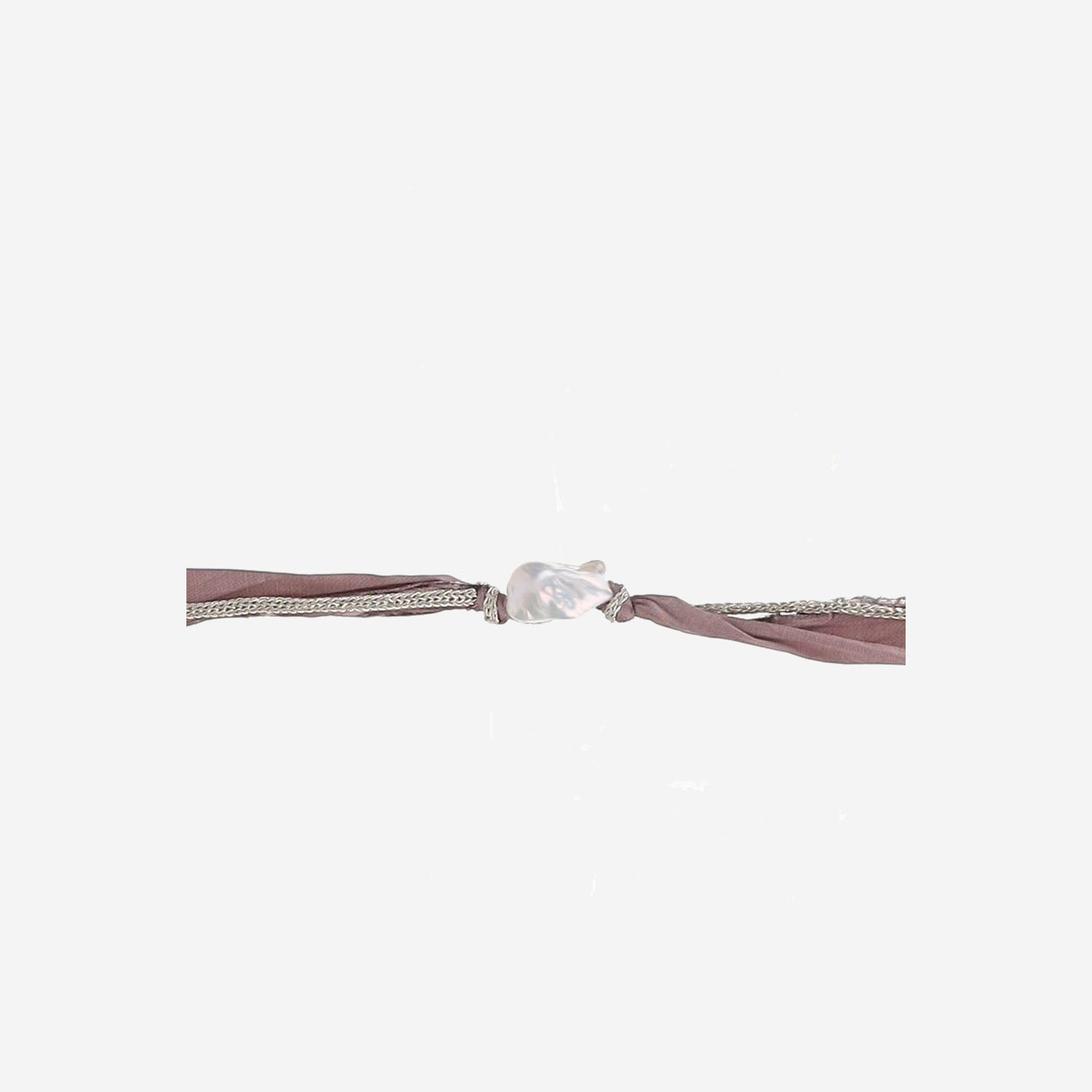 BRACCIALE in seta CON PERLA MSETABRACCIALI  MELA 