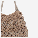 borsa vittoria in rafia VITTORIARAFIA AVORIOTORTORANERO MELA 
