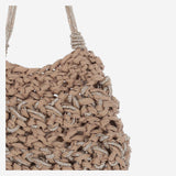borsa vittoria in rafia VITTORIARAFIA AVORIOTORTORANERO MELA 
