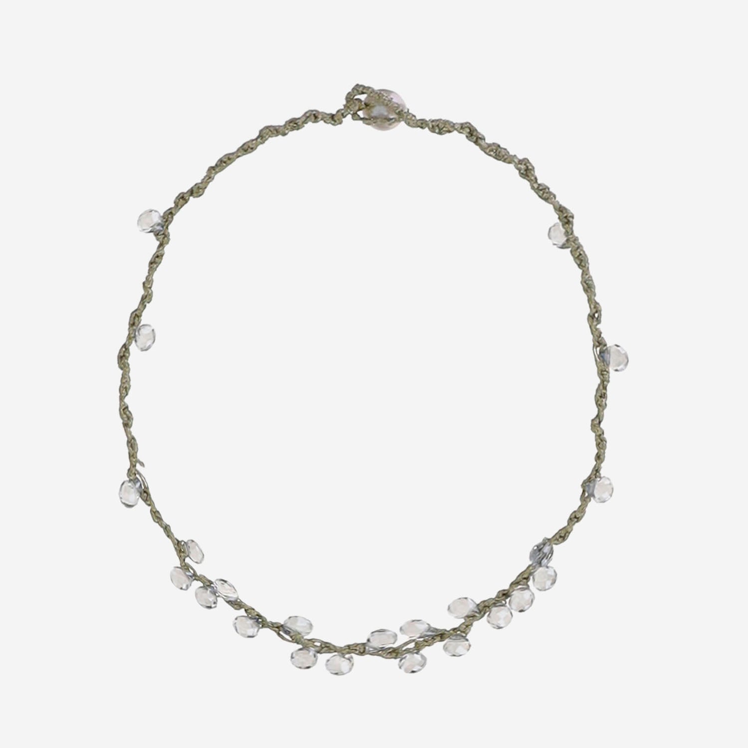 COLLANA CON CRISTALLI VLACOSA AQUA MELA 