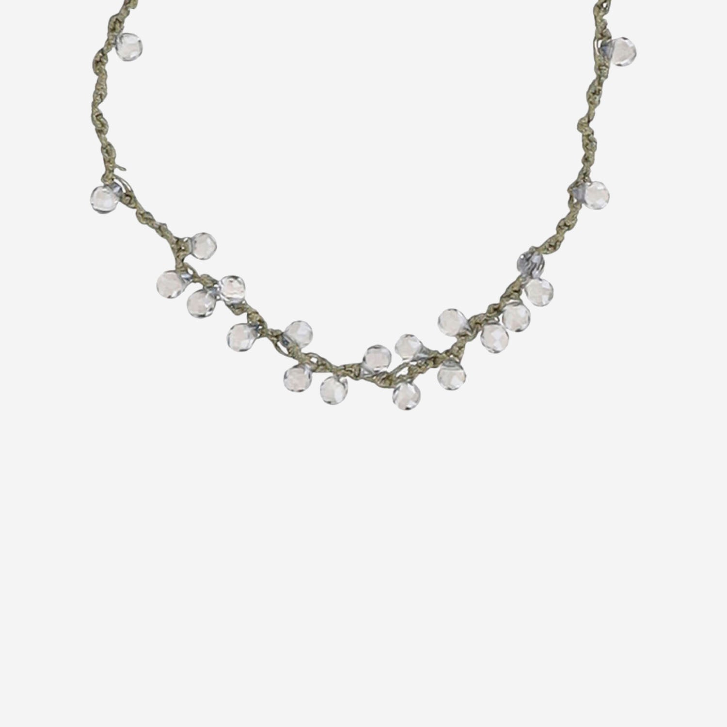 COLLANA CON CRISTALLI VLACOSA AQUA MELA 