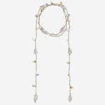 COLLANA CON CRISTALLI e perla VMULTICOLOR PEARLS MELA 