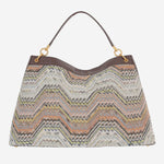 Borsa con motivo chevron MI10100F 124 MISSONI 