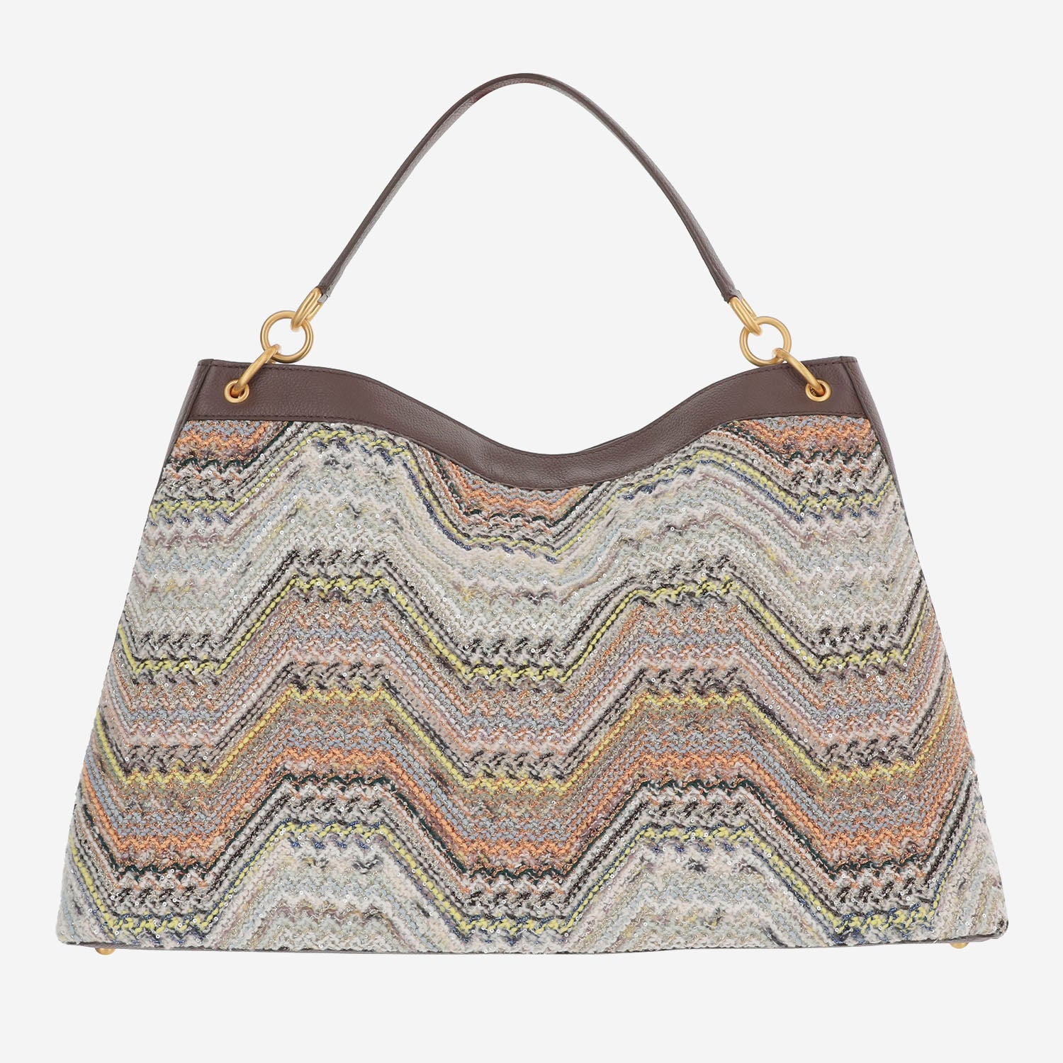 Borsa con motivo chevron MI10100F 124 MISSONI 