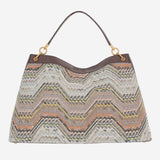 Borsa con motivo chevron MI10100F 124 MISSONI 