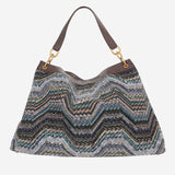 Borsa con motivo chevron MI10100F 125 MISSONI 