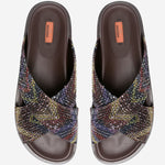 SANDALI INCROCIATI CON PAILLETTES MWF176 026 MISSONI 