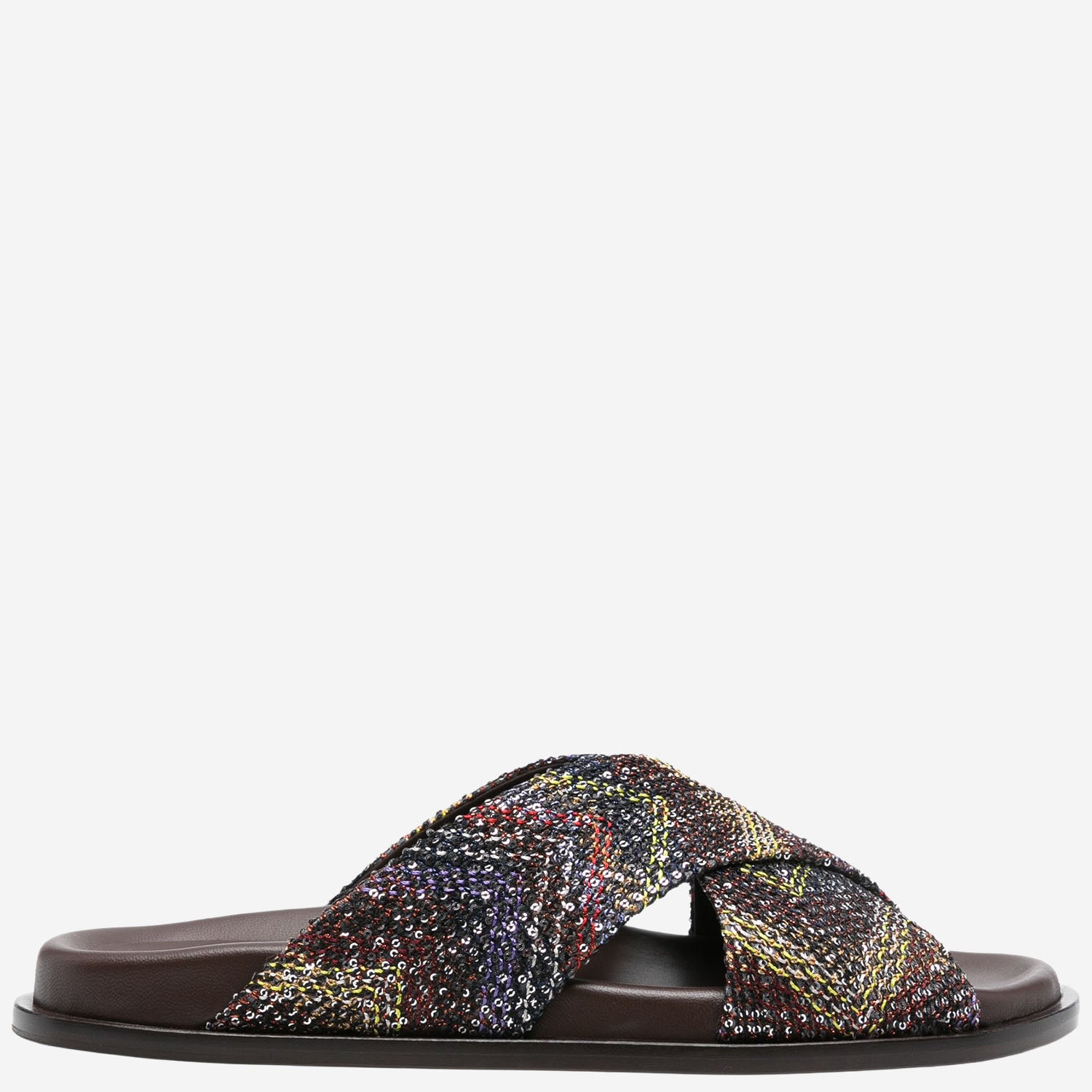 SANDALI INCROCIATI CON PAILLETTES MWF176 026 MISSONI 