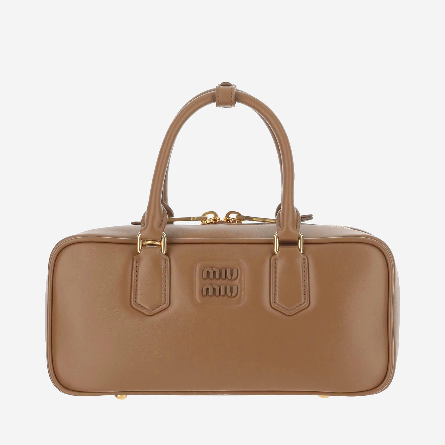 BORSA ARCADIE IN PELLE 5BB148 ACR3F0046 MIU MIU 