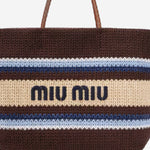 BORSA SHOPPING CON LOGO 5BG228 2DO3F04EM MIU MIU 