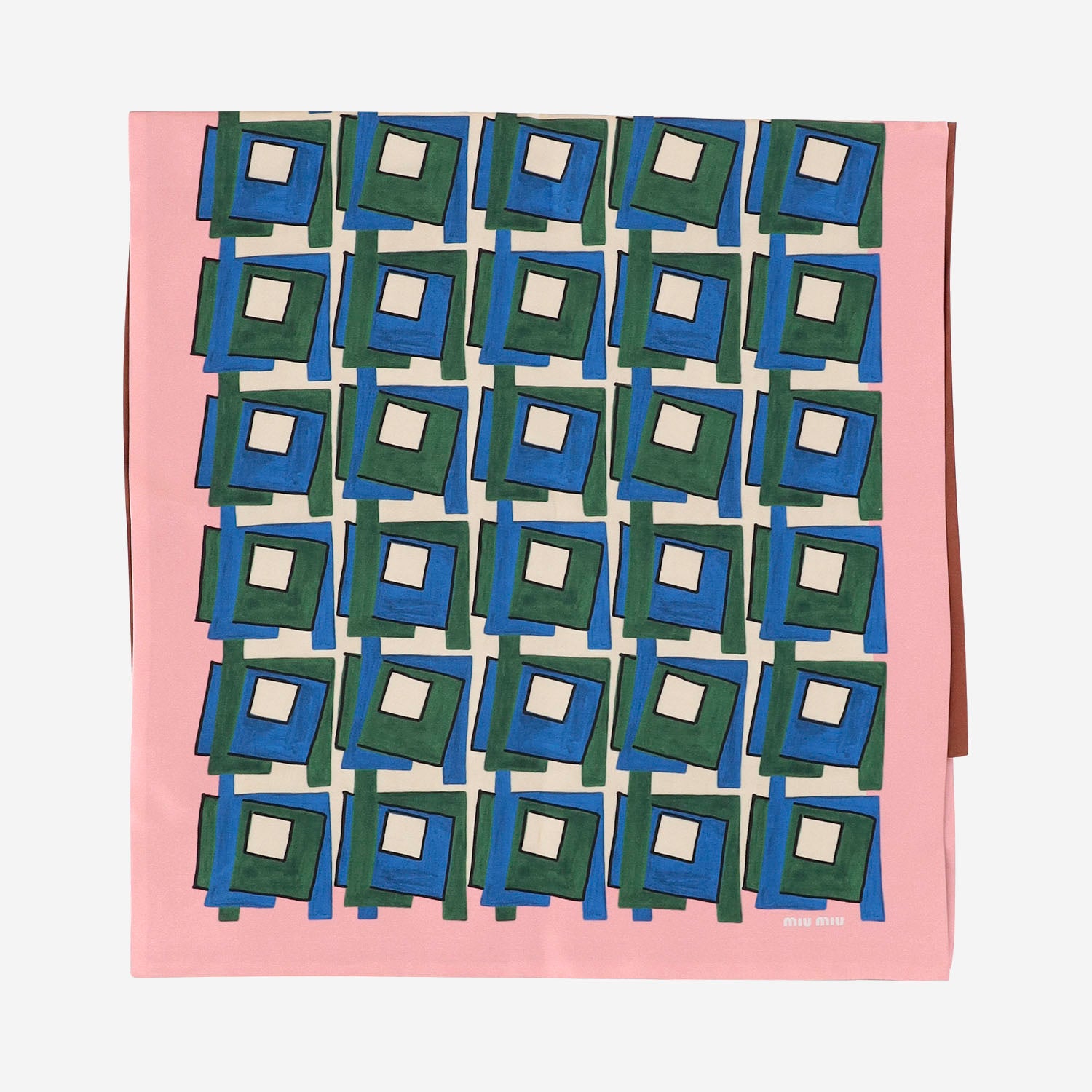 FOULARD IN SETA CON STAMPA 5FF065 2IG3F05AG MIU MIU 