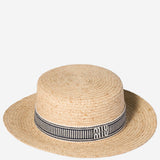 Cappello in rafia con logo 5HC117 2IH4F075R MIU MIU 