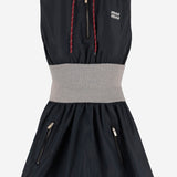 ABITO SENZA MANICHE CON CAPPUCCIO E ZIP MF6223 19ECF005R MIU MIU 