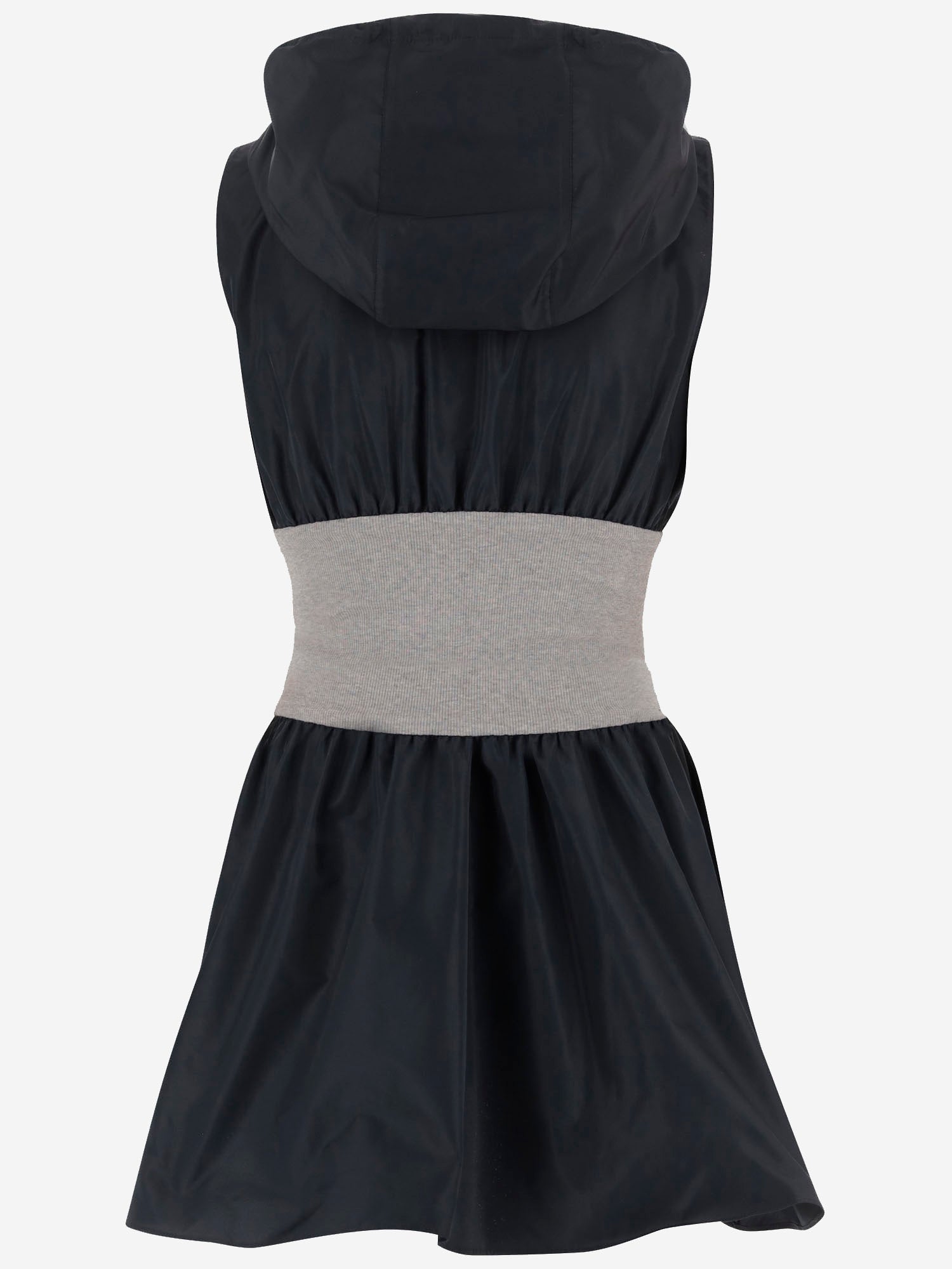 ABITO SENZA MANICHE CON CAPPUCCIO E ZIP MF6223 19ECF005R MIU MIU 